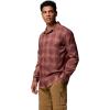 Columbia Mens Silver Ridge Utility Lite Plaid Long Sleeve(Spice Ridge Ombre)