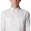 Columbia Mens Silver Ridge Utility Lite Plaid Long Sleeve(White Trail Crossing Plaid)