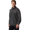 Columbia Mens Steens Mountain Half Snap Fleece Jacket, Charcoal Heather/Shark, Medium