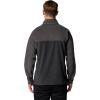 Columbia Mens Steens Mountain Half Snap Fleece Jacket, Charcoal Heather/Shark, Medium