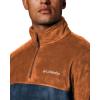 Columbia Men’s Steens Mountain Half Zip Soft Fleece Jacket(Bright Copper  Dark Mountain)
