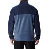 Columbia Men’s Steens Mountain Half Zip Soft Fleece Jacket(Collegiate Navy  Dark Mountain)