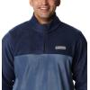 Columbia Men’s Steens Mountain Half Zip Soft Fleece Jacket(Collegiate Navy  Dark Mountain)