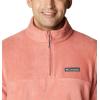 Columbia Men’s Steens Mountain Half Zip Soft Fleece Jacket(Dark Coral)