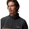 Columbia Men’s Steens Mountain Half Zip Soft Fleece Jacket(Shark  Stone Green)