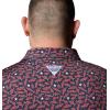 Columbia Mens Super Slack Tide II Stretch Polo(Nocturnal Fish Nation)