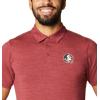 Columbia Men’s Tech Trail Polo(Fsu – Cabernet)