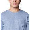 Columbia Mens Thistletown Hills Long Sleeve Crew(Mountain Blue)