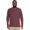 Columbia Mens Thistletown Hills Long Sleeve Crew(Rich Wine Heather)