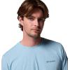 Columbia Mens Thistletown Hills Long Sleeve Crew(Vintage Blue Heather)