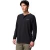 Columbia Mens Thistletown Hills Raglan Henley(Black)