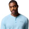 Columbia Mens Thistletown Hills Raglan Henley(Vintage Blue Heather)