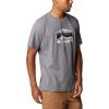 Columbia Men’s Thistletown Hills Short Sleeve(City Grey Heather/Hikers Graphic)
