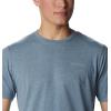 Columbia Men’s Thistletown Hills Short Sleeve(Dark Mountain/Sky Blue)