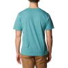 Columbia Men’s Thistletown Hills Short Sleeve(Electric Turquoise/Collegiate Navy)