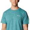 Columbia Men’s Thistletown Hills Short Sleeve(Electric Turquoise/Collegiate Navy)