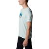 Columbia Men’s Thistletown Hills Short Sleeve(Icy Morn Heather/Hikers Graphic)