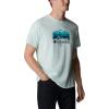 Columbia Men’s Thistletown Hills Short Sleeve(Icy Morn Heather/Hikers Graphic)