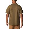 Columbia Men’s Thistletown Hills Short Sleeve(Olive Green Heather/Wanderland Graphic)