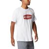 Columbia Men’s Thistletown Hills Short Sleeve(White/Wanderland Graphic)