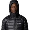 Columbia mens Arctic Crest Down Hooded Jacket(Black)