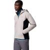 Columbia mens Arctic Peak Hooded Full Zip(Dark Stone/Black)