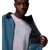 Columbia mens Arctic Peak Hooded Full Zip(Everblue/Crushed Blue)