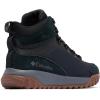 Columbia mens Burnsider Waterproof(Black/City Grey)