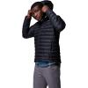 Columbia mens Corelite Down Hooded Jacket(Black)