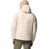Columbia mens Corelite Down Hooded Jacket(Dark Stone)