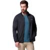 Columbia mens Essential Hike Grid Fleece Full Zip(Black)