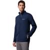 Columbia mens Essential Hike Grid Fleece Full Zip(Collegiate Navy)