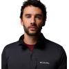 Columbia mens Essential Hike Grid Fleece Half Zip(Black)