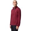 Columbia mens Essential Hike Grid Fleece Half Zip(Rich Wine)