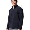 Columbia mens Fast Trek III Half Zip Fleece(Black)