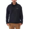 Columbia mens Fast Trek III Half Zip Fleece(Black)