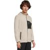 Columbia mens Fast Trek Overlay Hooded Full Zip(Dark Stone/Black)