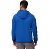 Columbia mens Fast Trek Overlay Hooded Full Zip(Mountain Blue/Collegiate Navy)