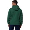 Columbia mens Fast Trek Overlay Hooded Full Zip(Rain Forest/Collegiate Navy)