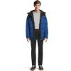 Columbia mens Glacier Ridge Down Jacket(Mountain Blue/Black)
