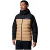 Columbia mens Grand Trek III Down Hooded Jacket(Canoe/Black)