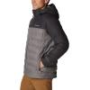 Columbia mens Grand Trek III Down Hooded Jacket(City Grey  Shark)