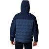 Columbia mens Grand Trek III Down Hooded Jacket(Dark Mountain  Collegiate Navy)