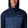 Columbia mens Grand Trek III Down Hooded Jacket(Dark Mountain  Collegiate Navy)