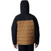Columbia mens Grand Trek III Down Hooded Jacket(Delta  Black)