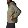Columbia mens Grand Trek III Down Hooded Jacket(Stone Green)