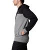 Columbia mens Hart Mountain Hoodie III(Charcoal Heather/Black Heather)