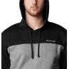 Columbia mens Hart Mountain Hoodie III(Charcoal Heather/Black Heather)
