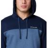 Columbia mens Hart Mountain Hoodie III(Dark Mountain Heather/Collegiate Navy Heather)