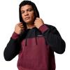 Columbia mens Hart Mountain Hoodie III(Rich Wine Heather/Black Heather)